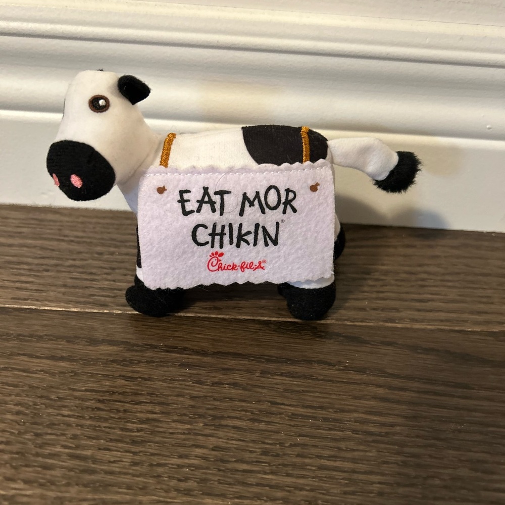 Stuffed Cow Toy - Black and White